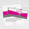 Birthday Personalized Chocolate Bar Wrappers Fancy Bow & Stripes