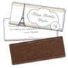 Birthday Personalized Embossed Chocolate Bar Paris Theme