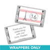 Birthday Personalized Hershey's Miniatures Wrappers Paris Theme