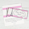 Birthday Personalized Chocolate Bar Wrappers Paris Theme