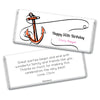 Birthday Personalized Chocolate Bar Wrappers Anchor