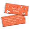 Birthday Personalized Chocolate Bar Wrappers Butterfly Garden