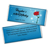 Birthday Personalized Hershey's Milk Chocolate Bar Beauty & Beast Style Rose