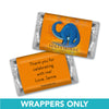 Birthday Personalized Hershey's Miniatures Wrappers Jurassic Dinosaur