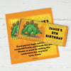 Birthday Personalized Chocolate Bar Wrappers Jurassic Dinosaur