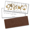 Birthday Personalized Embossed Chocolate Bar Hanging Hearts