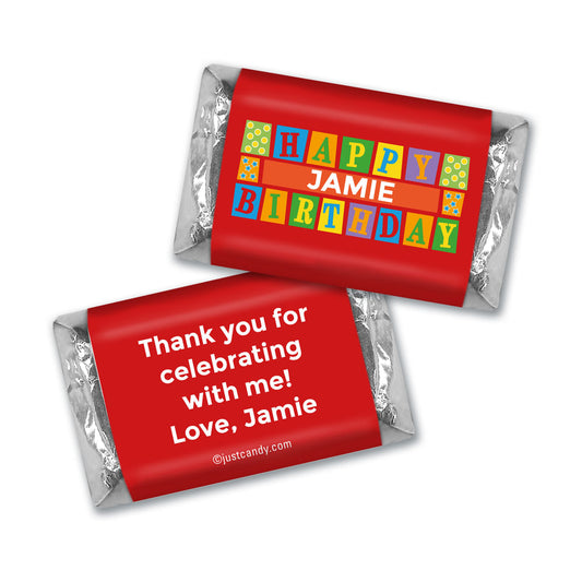 Birthday Personalized Hershey's Miniatures Sesame Street