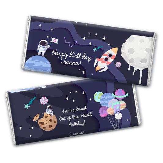 Personalized Kids Birthday Out of This World Hershey's Milk Chocolate Bar