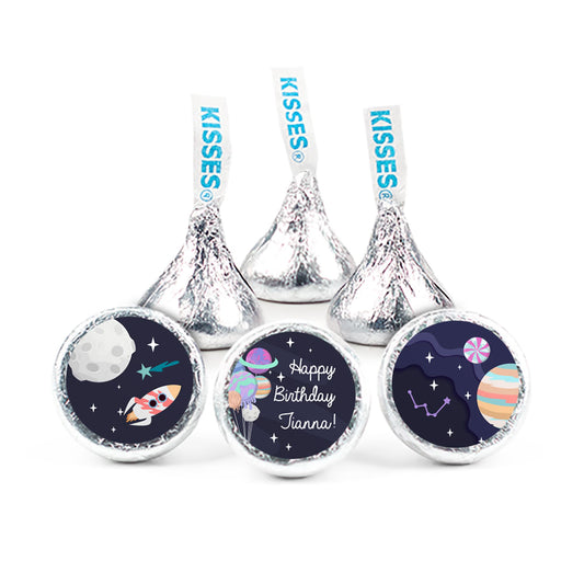 Personalized Space Birthday Hershey's Kisses