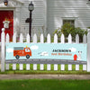 Personalized Fire Truck Birthday Red Fire Truck - 5 Ft. Banner