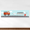 Personalized Fire Truck Birthday Red Fire Truck - 5 Ft. Banner