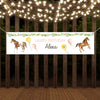 Personalized Horse Birthday Wild Horse - 5 Ft. Banner