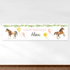 Personalized Horse Birthday Wild Horse - 5 Ft. Banner