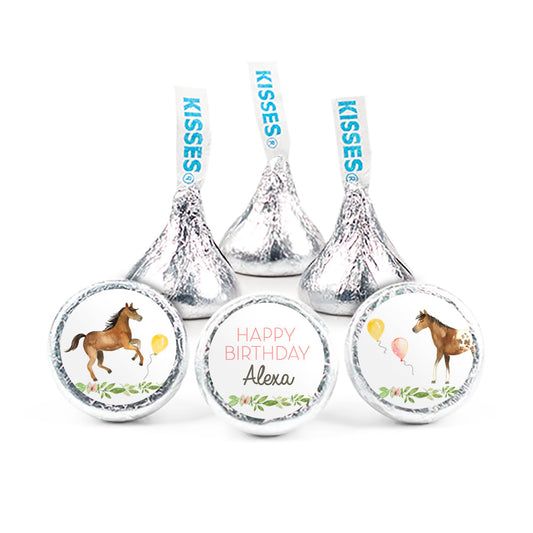 Personalized Horse Birthday Hershey's Kisses