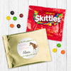 Personalized Kids Birthday Wild Horses Chocolate M&Ms Favor Bag