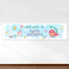 Personalized Mermaid Birthday Watercolor Mermaid - 5 Ft. Banner