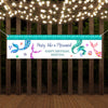 Personalized Mermaid Birthday Mermaid Tails - 5 Ft. Banner