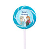 Birthday Personalized Small Swirly Pop Disney Style Frozen Theme (24 Pack)