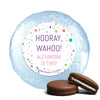 Personalized Birthday Colorful Splatter Chocolate Covered Oreos