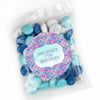 Personalized Birthday Mermaid Candy Bags with Just Candy Milk Chocolate Minis