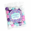 Personalized Birthday Mermaid Candy Bags with Just Candy Milk Chocolate Minis