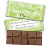 Quinceaera Personalized Belgian Chocolate Bar Jardn de Mariposas