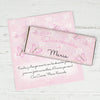 Quinceaera Personalized Chocolate Bar Wrappers Jardn de Mariposas