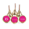 Personalized Quinceanera Elegant Confetti Hershey's Kisses