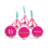 Personalized Quinceanera Elegant Confetti Hershey's Kisses