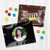 Personalized Quinceanera Photo Milk Chocolate M&Ms Favor Bag