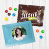 Personalized Quinceanera Photo Milk Chocolate M&Ms Favor Bag