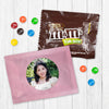 Personalized Quinceanera Photo Milk Chocolate M&Ms Favor Bag