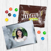 Personalized Quinceanera Photo Milk Chocolate M&Ms Favor Bag