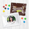 Personalized Quinceanera Photo Milk Chocolate M&Ms Favor Bag