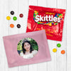 Personalized Quinceanera Photo Skittles Favor Bag