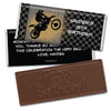 Birthday Personalized Embossed Chocolate Bar Motorcycle Motorcross Party