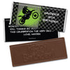 Birthday Personalized Embossed Chocolate Bar Motorcycle Motorcross Party