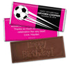 Birthday Personalized Embossed Chocolate Bar Soccer