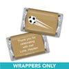 Birthday Personalized Hershey's Miniatures Wrappers Soccer