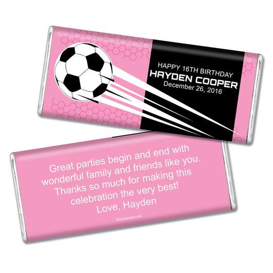 Birthday Personalized Hershey's Milk Chocolate Bar Soccer