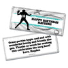 Birthday Personalized Hershey's Milk Chocolate Bar Football Quarterback