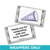 Birthday Personalized Hershey's Miniatures Wrappers Sweet 16 Cheer