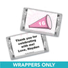 Birthday Personalized Hershey's Miniatures Wrappers Sweet 16 Cheer