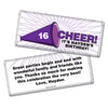 Birthday Personalized Hershey's Milk Chocolate Bar Sweet 16 Cheer