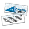 Birthday Personalized Hershey's Milk Chocolate Bar Sweet 16 Cheer