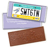 Birthday Personalized Embossed Chocolate Bar Sweet 16 License Plate