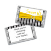 Birthday Personalized Hershey's Miniatures Wrappers Glamour Stripes Sweet 16