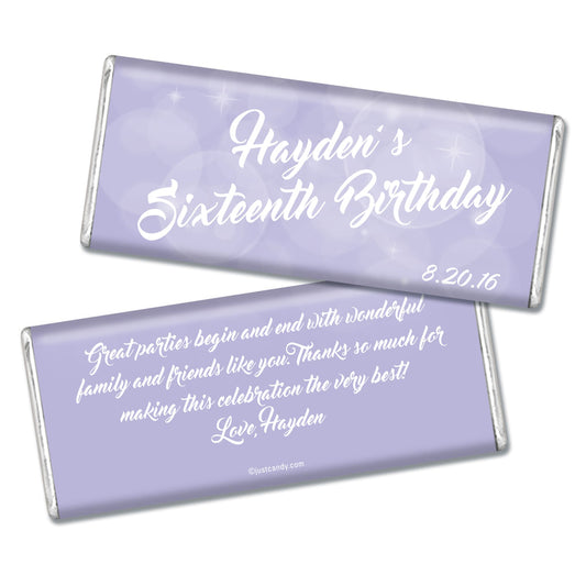 Birthday Personalized Hershey's Milk Chocolate Bar Bubbles & Dots