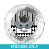 Birthday 1.25" Sticker Harlequin Masquerade (48 Stickers)