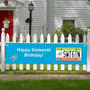 Personalized Birthday Sweet 16 License Plate 5 Ft. Banner